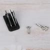 Realistic Miniature Kitchen Cutter and Stand For 1:12 Scale Doll House Decoraiton Promotes Children Imaginative Play
