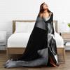 Damon Salvatore Flannel Blankets Winter  Soft Throw Blanket for Girls Boys Bedroom Graphic Bedspread Sofa Bed Cover