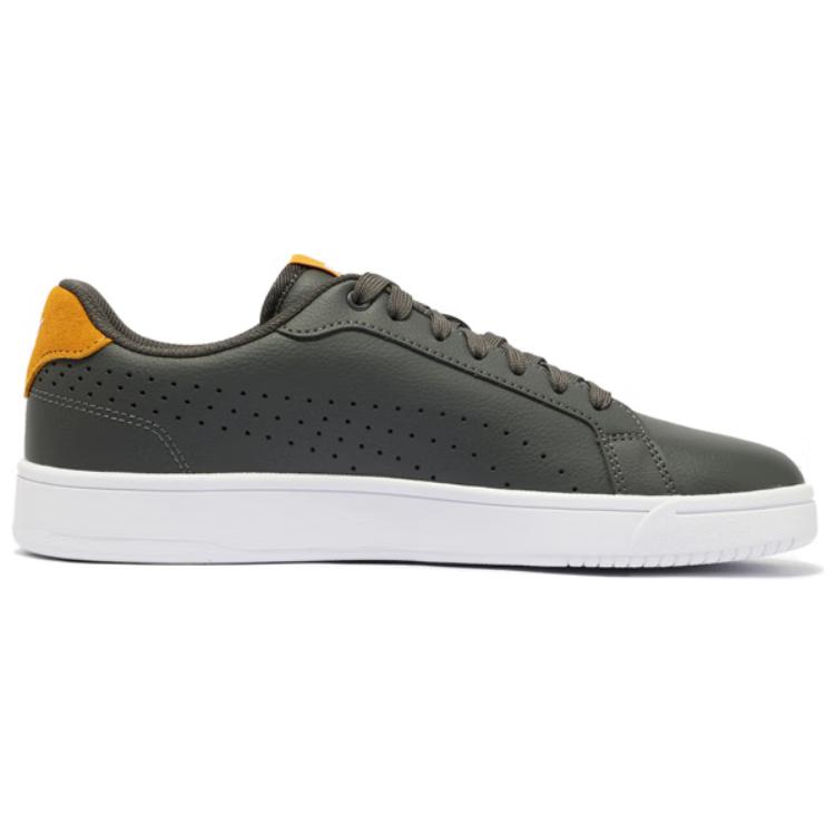 PUMA Grounded Perf Comfortable Versatile Low-Top Lifestyle Sneakers Unisex sneakers Gray White 398418-03