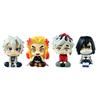 10Cm Anime Merch  Tanjirou Doma Sanemi Rengoku Obanai Q Version Pvc Collectible Model Toy For Kids Adults Gifts