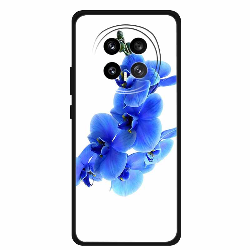 

Защитный чехол для мобильного телефона For Honor Magic8 5G, с цветочным рисунком, мягкий, черный силикон, задняя крышка для Honor Magic 8 2025, чехол Funda Honor Magic 8 5G