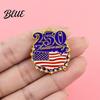 Craftsmanship Brooch Jewelry Liberty 250th Anniversary Commemorative Pin American Flag