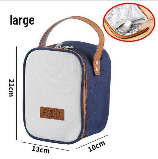 Aluminum Foil Insulated Lunch Bag - Waterproof, Portable Meal Tote for Work or School
