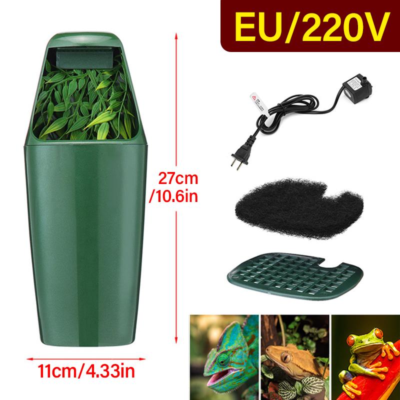 Automatic Water Dispenser Reptile Pet Water Filter Drinking Feeder Fountain for Amphibians Insects Lizards Turtles Frogs