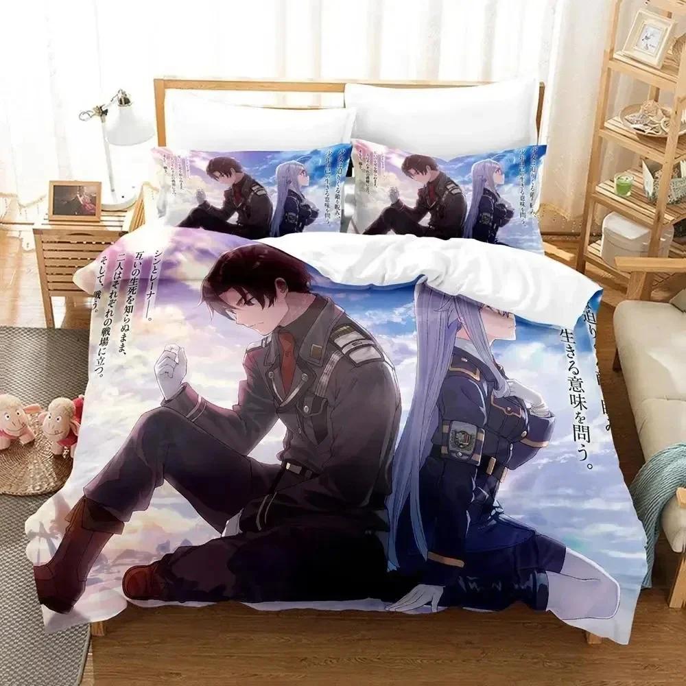 Cartoon 86-Eighty Six Comfortable Duvet Quilt Cover Pillowcase Bedding Set Children Bedroom Decoration Home Textile
