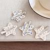 Traceless Hair Clip, Five-Pointed Star Shape Hair Pin with Floral Pattern, Compact Versatile Hair Accessories