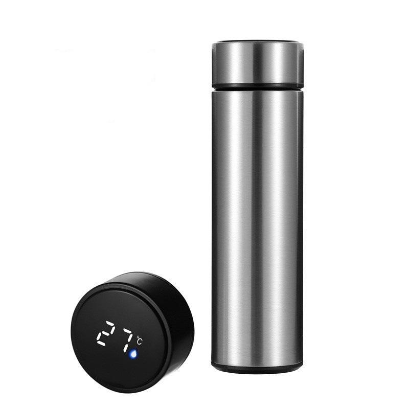 Engraved Stainless Steel Smart Thermos Cup - Perfect for Business Gifts and Event Openings.