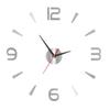 Frameless DIY Wall Clock Without Punching Wall Mechanism Night Light Arrows Decal Acrylic Wall Decoration Home Silent Clock