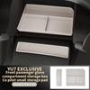 2Pcs For Xiaomi Yu7 2025 2026 Passenger Seat Glove Box Storage Box Tidying Phone Organizer Silicone Car Interior Accessories