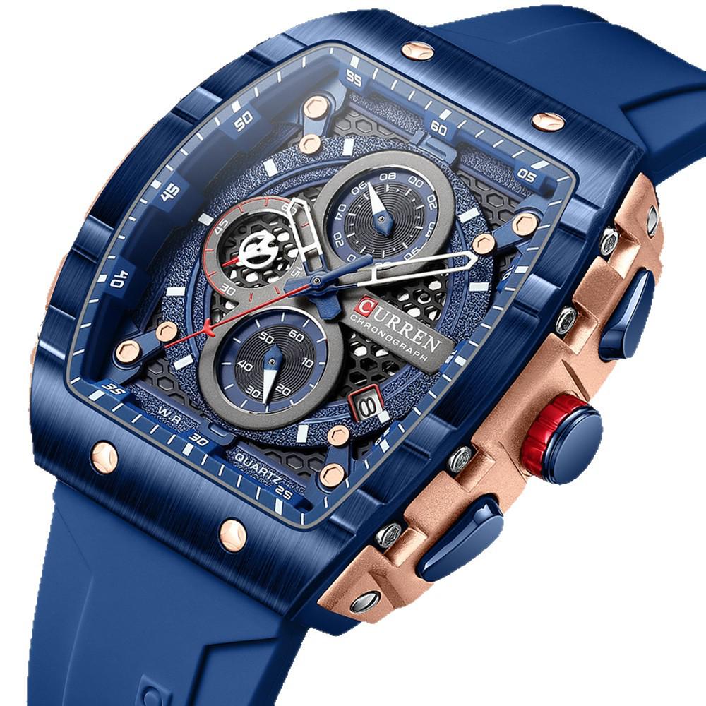 CURREN Men's Multifunction Chronograph Sports Watch 8442