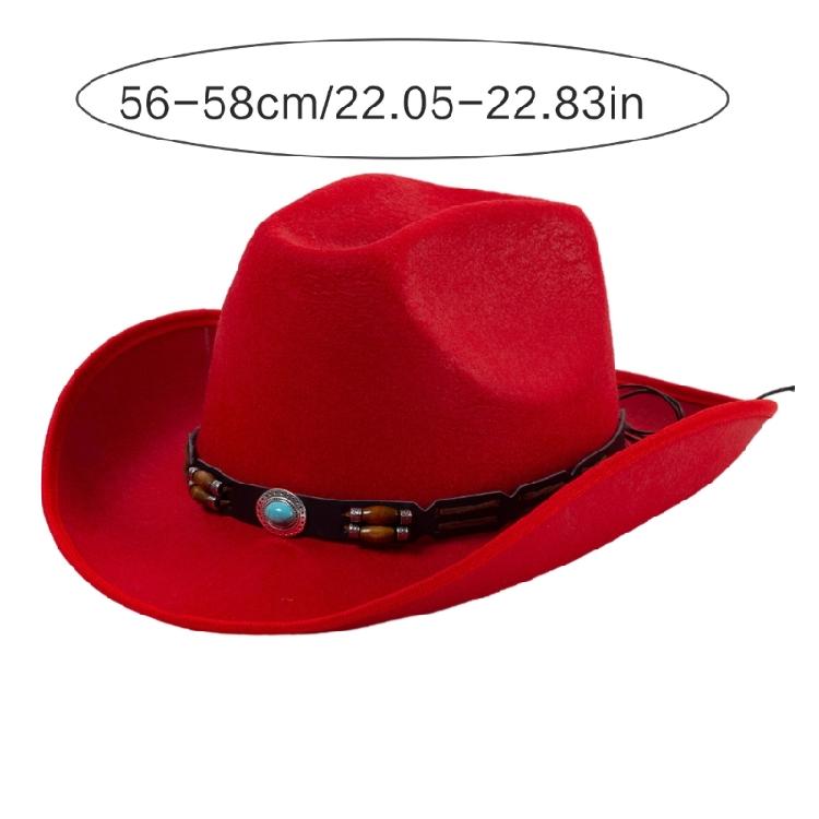 Cowboy Hat Wide Brim Hat for Disco House Cocktail Parties Cowgirl Theme