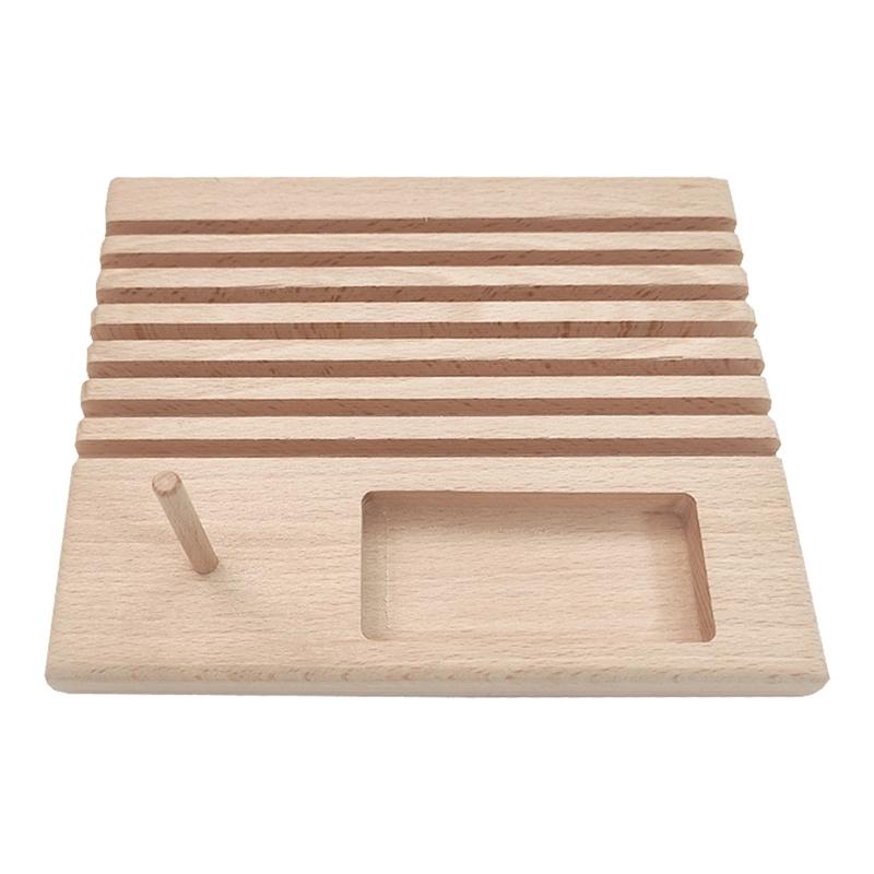 

Деревянный стеллаж-органайзер для линейок пэчворка, подставка, стойка для линеек, деревянная линейка для пэчворка, для швейной линейки, катушки для пэчворка S