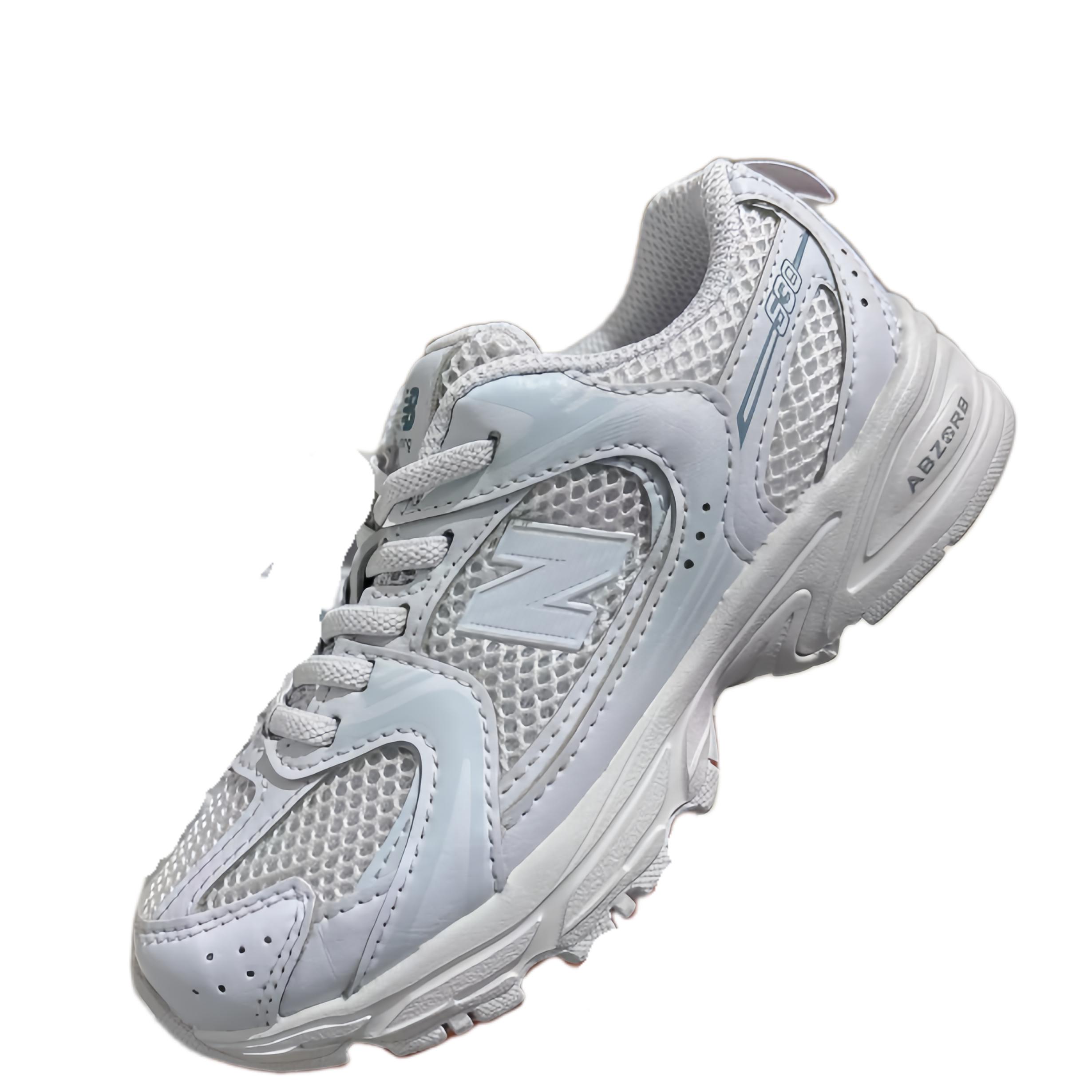 

New Balance NB 530 Анти-пинок Низкие Повседневная Обувь Светло-серый Дети Возраст 3 7 Лет PZ530TBA Wide (W) 28