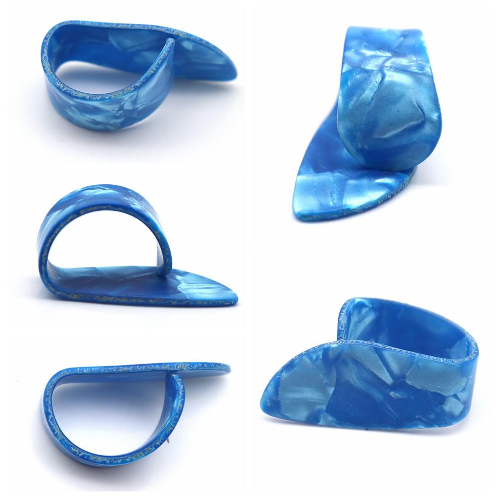 50Pcs100Pcs Celluloid Guitar Thumb Finger Picks Thumb Picks Finger Picks Flat Thumb Picks Color Random