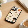 F-Charlie and Lola Cartoon Phone Case For iPhone 16,15,14,13,12,17,Pro Max,Plus Silicone Black Case