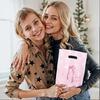 Durable Pink Bows Print Plastic Storage Bags For Jewelry Accessories Rainy Day Protections Pouches