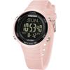 PINDOWS Women's Digital Sports Watch 30m Water Resistant LED Backlight 3 Alarms Stopwatch Countdown Timer