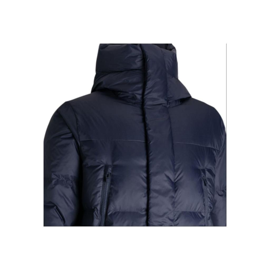Under Armour Solid Color Casual Hooded Down Jacket With Large Pockets Men Outerwear Navy-Blue 1382092-044