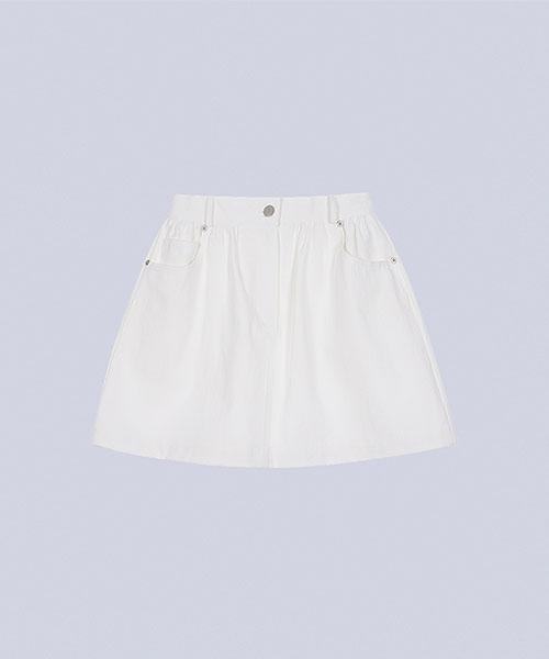 Heint Hearts Balloon Skirt_Ivory