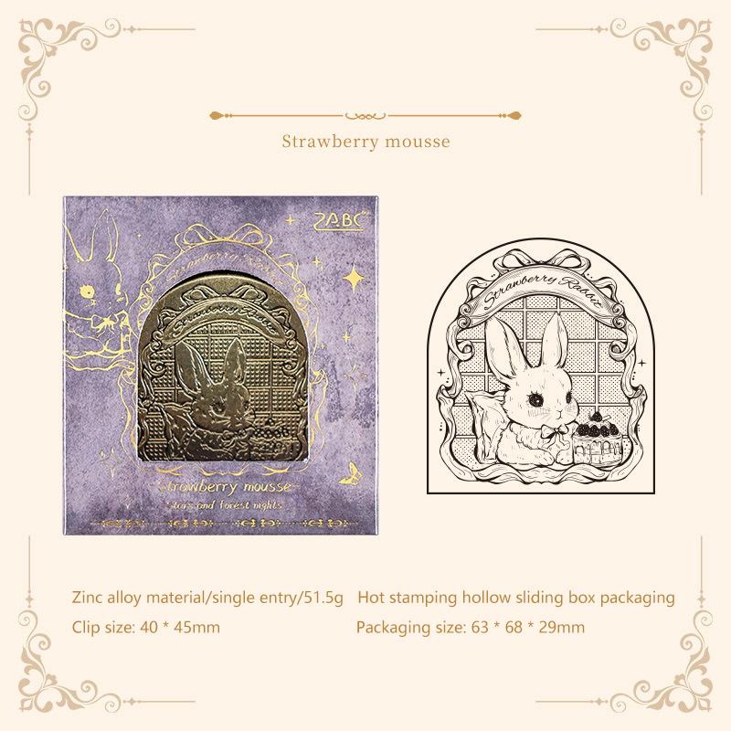 Metal Clip 8 Styles Long Tail, Vintage Ledger Bill Clip for Scrapbooking Handmade Diary Album Material