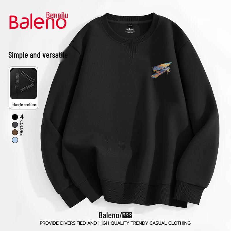 Baleno Unisex Graffiti Print Round Neck Sweatshirt