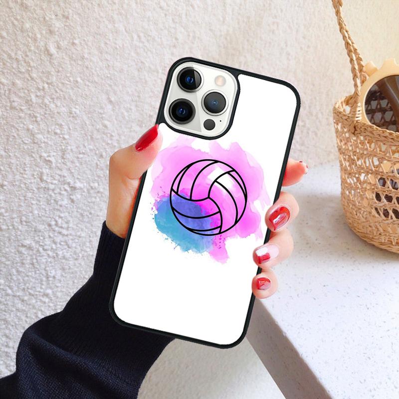 

Sports Love Volleyball Phone Case for iPhone 17 Air 16 PRO MAX 15 14 PLUS 12 11 13 Back Cover Fundas Shell coque iPhone 13pro