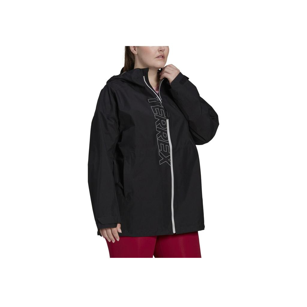 Adidas Terrex GORE-TEX Paclite Fashion Comfortable Versatile Hooded Jacket Women Jacket Black HF8719
