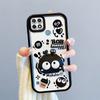 KEYSION Shockproof Case for Realme C21 Y C25Y C25S with Lanyard Silicone Cute 3D Cartoon Doll Phone Cover for Realme C11 C12 C15