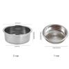 New Stainless Steel Double Layer Coffee Filter Basket Coffee Machine Accessories Powder Basket Coffee Filter Bowl For 51mm