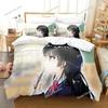 New Bedding Set Virtual Youtuber Tsukino Mito Cartoon Anime Adult Kid Bedroom Duvet Cover Sets 3D Kawaii Girls Luxury Gift963