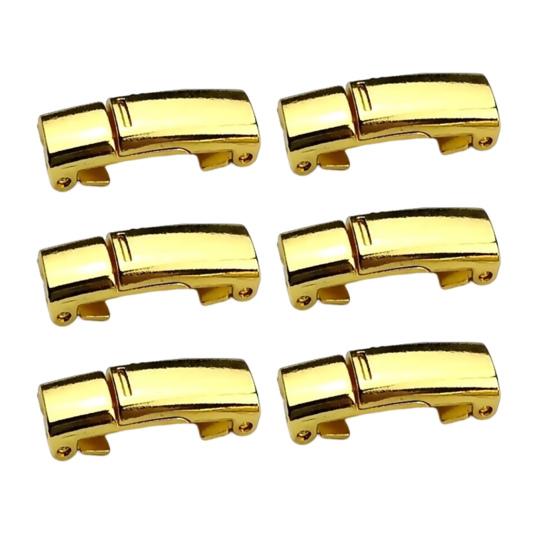 6Pcs Magnetic Lazy Shoelace Buckle Set No Tie Quick Lock Laces Clips Save Time Energy Double Lock