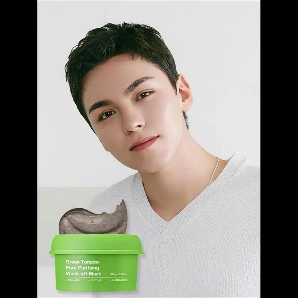 SUNGBOON EDITOR Green Tomato Pore Purifying Wash-Off Mask (100g)