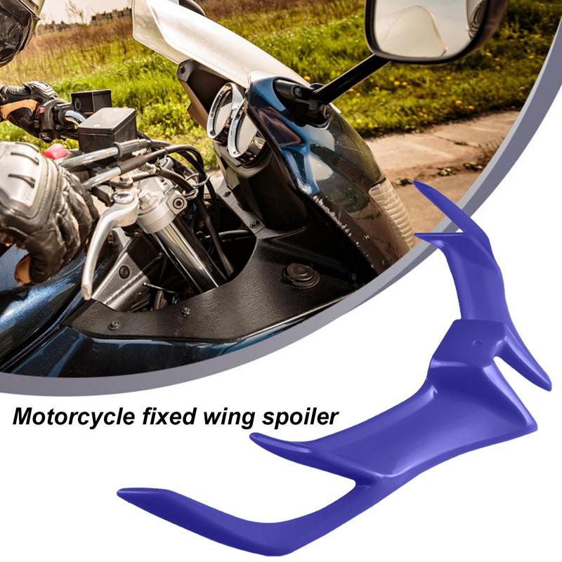 Motorcycle Spoiler Wing Front Fairing Aerodynamic Winglets Fixed Wind Wing Side Spoilers Dynamic Wing Spoiler Motorcycle