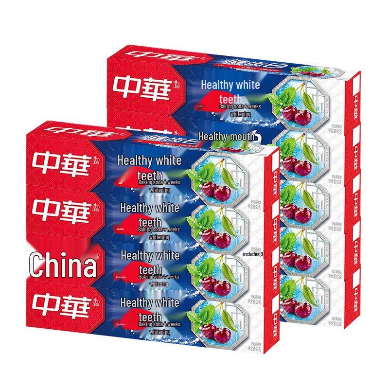 Зубная паста Zhonghua Healthy White 90 г, 9 штук