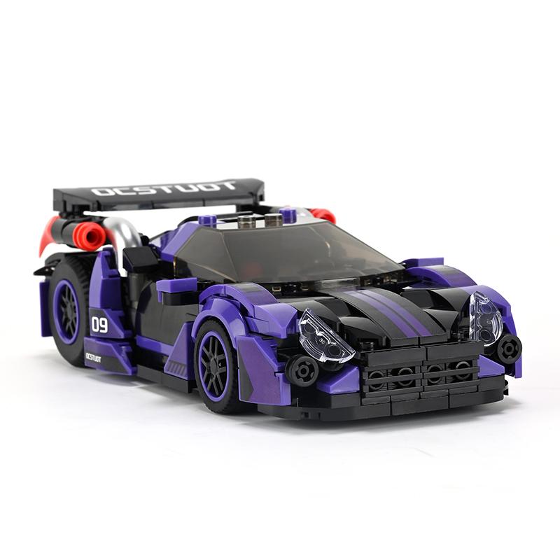 Super Sports Car Building Blocks Car Model Desktop Ornaments City Racing Car Bricks Kids Assembly Toys For Christmas Birthday Gi
