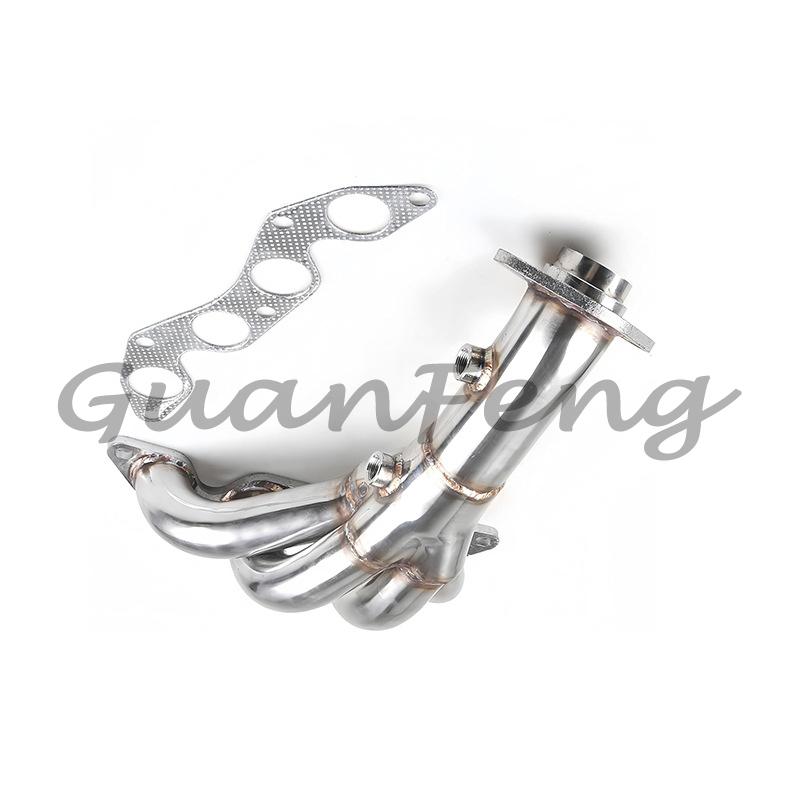 GUANFENG For Honda Civic EX 2001-2005 1.7L SOHC D17A2 For Stainless Steel Race Manifold Header Exhaust
