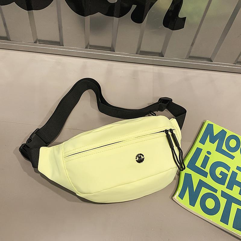 Fanny pack trendy brand men's and women's breast bag simple and lightweight shoulder small backpack leisure sports messenger bag mobile phone bag
