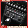Carbon Fiber Car Air Cinditioner Button AC Knob Panel Cover Sticker Trim for Volkswagen VW T-Cross Tcross 2018-2023