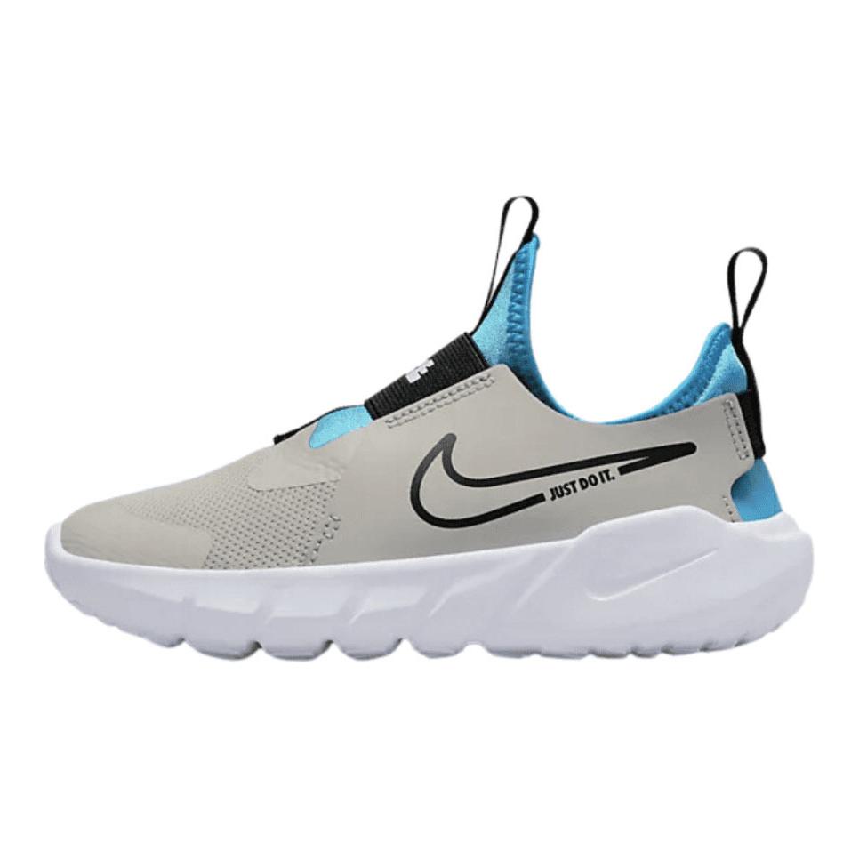 Nike Flex Runner 2 GS Light Iron Ore Blue Lightning Kids DJ6038-008 38.5