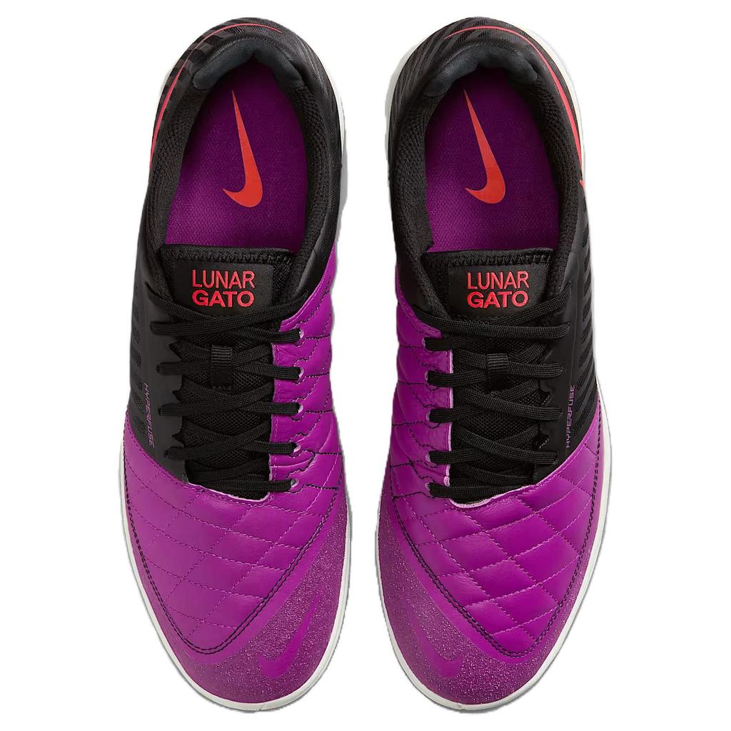 Nike Lunargato II Breathable Low Top Casual Shoes Unisex Black Purple 580456-502