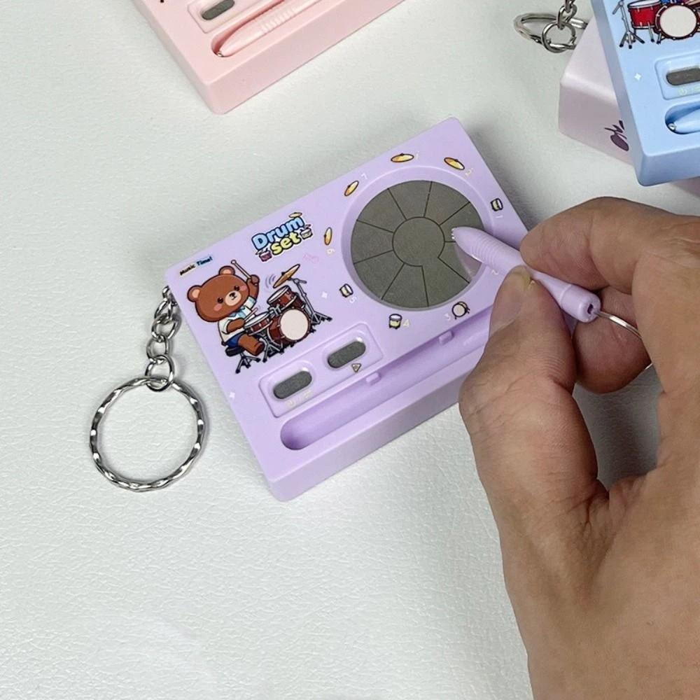 Lightweight Music Instrument Keychain Compact Portable Size Sound Fidget Pendant Holiday Gift
