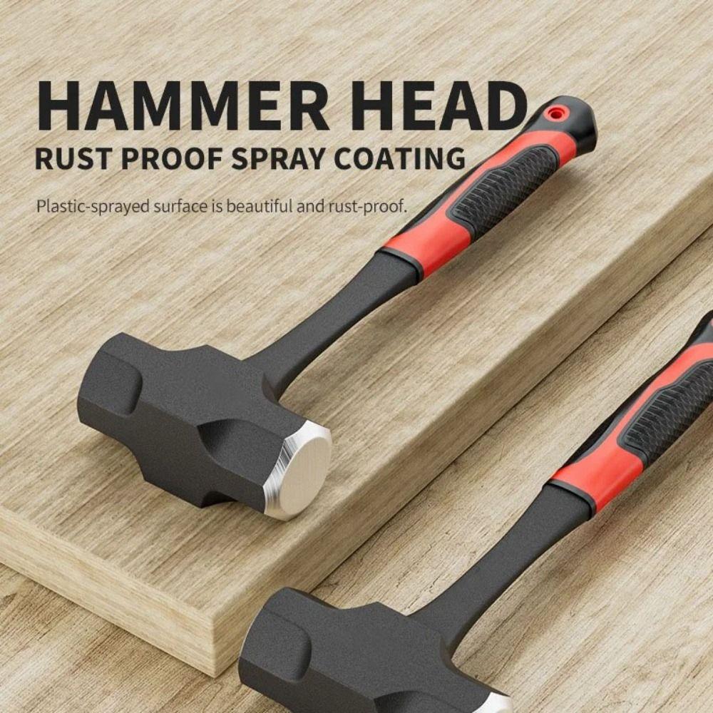 Heavy-Duty Solid Hammer High-carbon Steel Wall Smashing Sledgehammer  Construction Site