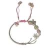 Delicate Butterfly Pink Bracelet Elegant Summer Fashionable Jewelry For Women