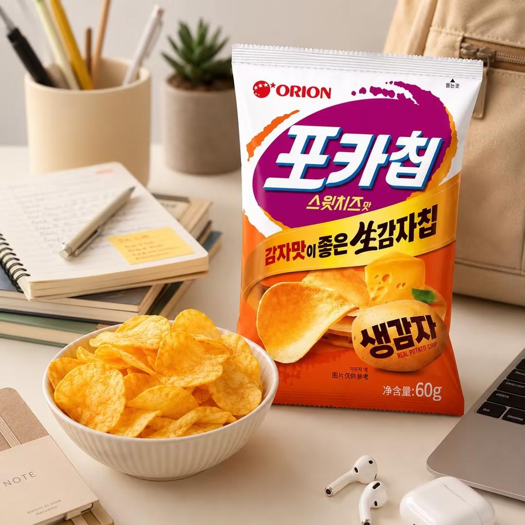 Orion Original-Cut Potato Chips Cheese Flavor 60g