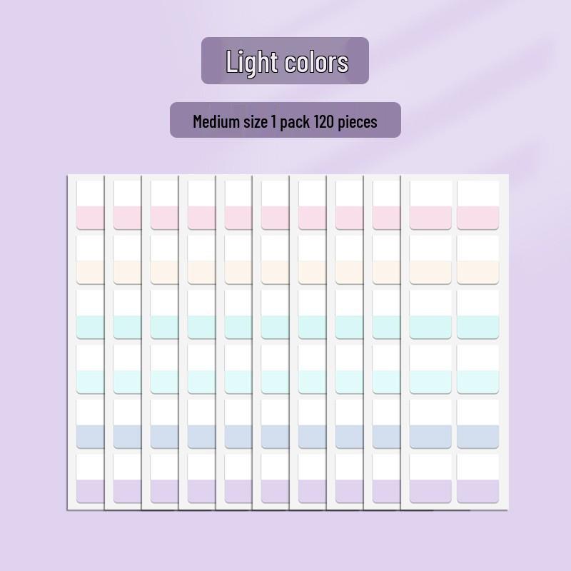 Colorful Student Writing Index Sticky Note Bookmark