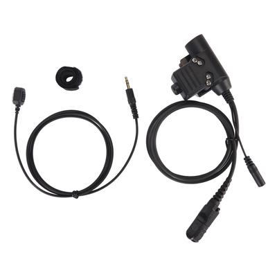 PTT Adapter Back Clip Portable Walkie Talkie Headset Adapter for MOTOROLA Xir P6600 P6620 DP2400