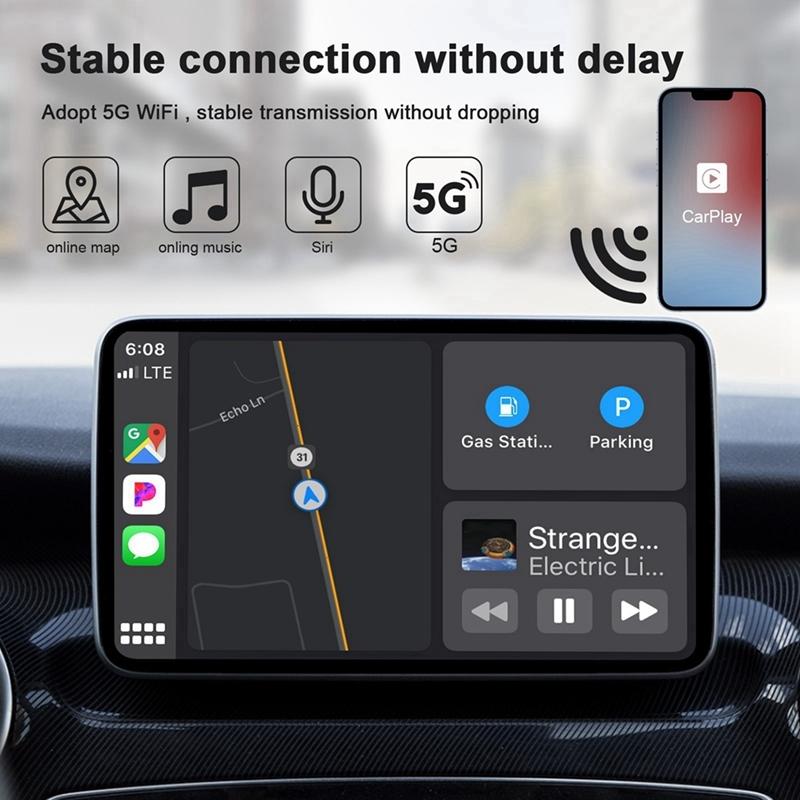 A16P-Wireless Carplay Adapter Carplay Wireless Adapter Convert Wired To Wireless 2024 Upgrade Plug & Play