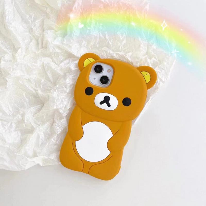 

Cartoon Bear Anti-Fall Phone Case for iPhone 15/14/13/12/11/Pro Max iPhone 16