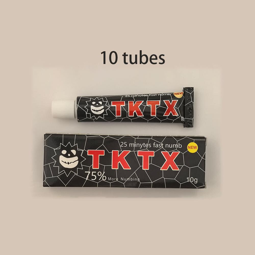 

Обезболивающий крем TKTX для татуировок 10г -75% 10*10G чёрный