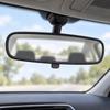 Black Interior Mirror Assembly with Flat Glass, Ball-Joint Adjustment, Integrated Arm, and Base for Replacing the Existing Driving Mirror 13585947